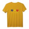 Flagge Rumänien Liebe rumänische Herzen – Rumänien T-Shirt als Fanartikel, Souvenir und Geschenk für Rumänen & Rumänien-Liebhaber