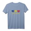 Flagge Rumänien Liebe rumänische Herzen – Rumänien T-Shirt als Fanartikel, Souvenir und Geschenk für Rumänen & Rumänien-Liebhaber