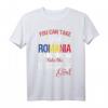 Rumänisches Mädchen T-Shirt - Kulturelles Design für Rumänien-Fans und Rumänische Frauen