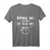 Sächsisch Faultier T-Shirt mit Spruch gegen Stress - Lustiges Tiermotiv für Entspannung, Urlaub & Anti-Burnout
