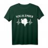 Vogtländer EKG Sachsen Geschenk - Lustiges Vogtland T-Shirt mit Herzlinie für Sachsen Fans & Wanderer