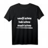 Typisch Sachse sächsischer Dialekt Ostdeutschland T-Shirt mit Spruch 'Regel Nr 1: Locker bleiben' – Lustiges Geschenk für Ossi & Sachse