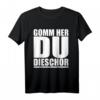 Komm her du Tiger auf sächsisch - Lustiges und erotisches T-Shirt mit Dialekt für Verliebte & als Geschenkidee zu Weihnachten & Geburtstag