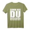 Komm her du Tiger auf sächsisch - Lustiges und erotisches T-Shirt mit Dialekt für Verliebte & als Geschenkidee zu Weihnachten & Geburtstag