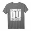 Komm her du Tiger auf sächsisch - Lustiges und erotisches T-Shirt mit Dialekt für Verliebte & als Geschenkidee zu Weihnachten & Geburtstag