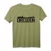 Dresden Skyline, Frauenkirche & Semperoper T-Shirt – Elegantes Souvenir & Geschenk für Dresden-Fans, Sachsen & Touristen