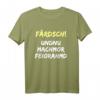 Färdsch Und Nun Ist Feierabend T-Shirt – Lustiges Ossi Dialekt Shirt für Ostdeutschland, Sachsen & Heimatliebe zum Geburtstag & Weihnachten