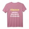Färdsch Und Nun Ist Feierabend T-Shirt – Lustiges Ossi Dialekt Shirt für Ostdeutschland, Sachsen & Heimatliebe zum Geburtstag & Weihnachten