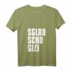 Sächsisch Dialekt T-Shirt 'Es klatscht gleich' mit V-Ausschnitt – Lustiges Heimatmotiv für Sachsen-Fans & Stolze Ostdeutsche