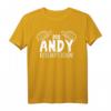 Herren Andy macht das schon Sachsen T-Shirt - Personalisierte Dialekt-Geschenkidee für Sachsen, Ostdeutschland & Geburtstag