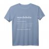 Muschebubu Romantisches & Gemütliches Sachsen T-Shirt – Lustiges Ostalgie-Shirt im Dialekt für Sachsen & Ossis