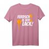 Fertig ist der Lack - Sächsisches Dialekt T-Shirt für Lackierer & Maler mit Sprühdose & Farbklecks
