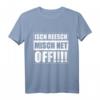 Ich rege mich nicht auf sächsischer Humor T-Shirt – Witziges Dialekt-Shirt gegen Stress, ideal als Geschenk für Sachsen & Ostdeutsche