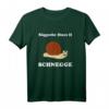 Sächsische Tiere Schnegge Schnecke Sachsen Geschenk Idee T-Shirt – Witziges Heimat- und Tierliebhaber-Shirt für jeden Anlass