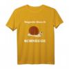 Sächsische Tiere Schnegge Schnecke Sachsen Geschenk Idee T-Shirt – Witziges Heimat- und Tierliebhaber-Shirt für jeden Anlass