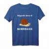 Sächsische Tiere Schnegge Schnecke Sachsen Geschenk Idee T-Shirt – Witziges Heimat- und Tierliebhaber-Shirt für jeden Anlass