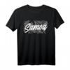 Retro Palm Samoa T-Shirt - Vintage Samoanisches Design, Perfektes Geschenk für Samoanische Inseln & Kulturellen Stolz