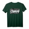 Retro Palm Samoa T-Shirt - Vintage Samoanisches Design, Perfektes Geschenk für Samoanische Inseln & Kulturellen Stolz