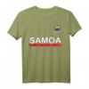 Sportliches Samoa Flagge und Emblem T-Shirt – Perfekt für Samoa-Liebhaber, Freunde & Familie, ideal als Souvenir oder kulturelles Geschenk