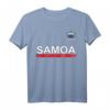Sportliches Samoa Flagge und Emblem T-Shirt – Perfekt für Samoa-Liebhaber, Freunde & Familie, ideal als Souvenir oder kulturelles Geschenk