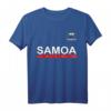 Sportliches Samoa Flagge und Emblem T-Shirt – Perfekt für Samoa-Liebhaber, Freunde & Familie, ideal als Souvenir oder kulturelles Geschenk