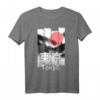 Japan Landschaft Tokio mit roter Sonne T-Shirt – Perfektes Geschenk für Anime-, Japan- und Kampfsport-Fans