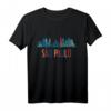 Sao Paulo Brasilien Skyline Souvenir T-Shirt – Perfektes Geschenk für Brasilien-Liebhaber & Touristen