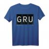 GRU Sao Paulo Brasilien Retro Reise Flughafen Code Geschenk - Perfektes T-Shirt für Weltenbummler und Reisebegeisterte