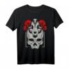 Gothic Punk Metall Wicca Witch Schädel T-Shirt – Dunkle Ästhetik mit Geier- und Schädelmotiv