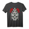 Gothic Punk Metall Wicca Witch Schädel T-Shirt – Dunkle Ästhetik mit Geier- und Schädelmotiv