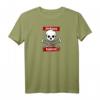 Jackass Forever Rote Schädel und Krücken Logo Raglan - Offiziell lizenzierte MTV T-Shirts für Männer und Frauen