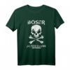 Graffiti Böser alter Mann Schädel T-Shirt - Auffälliges Totenkopf Design, ideales Geschenk für Männer & Großväter bei Feiern