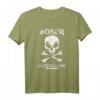 Graffiti Böser alter Mann Schädel T-Shirt - Auffälliges Totenkopf Design, ideales Geschenk für Männer & Großväter bei Feiern