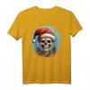 Gruseliger Nikolaus Schädel Totenkopf Weihnachten T-Shirt – Dunkles Weihnachtsmotiv für Männer, Frauen, Mädchen und Jungen, die unheimliche Weihnachten lieben