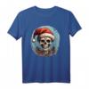 Gruseliger Nikolaus Schädel Totenkopf Weihnachten T-Shirt – Dunkles Weihnachtsmotiv für Männer, Frauen, Mädchen und Jungen, die unheimliche Weihnachten lieben