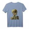 Vincent van Gogh Schädel mit Brennender Zigarette T-Shirt – Einzigartiges Kunstmotiv für Kunstliebhaber & Mode-Statements