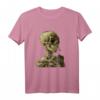 Vincent van Gogh Schädel mit Brennender Zigarette T-Shirt – Einzigartiges Kunstmotiv für Kunstliebhaber & Mode-Statements