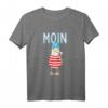 Möwe Spruch Meer Nordsee Ostsee Norddeutsch T-Shirt - Lustiges Küstenshirt für Nordsee- und Norddeutschland-Fans