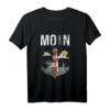 Moin - Digga Spruch Meer See Norddeutsch Leuchtturm Vintage Langarmshirt für Norddeutschland Fans & Meerliebhaber