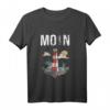 Moin - Digga Spruch Meer See Norddeutsch Leuchtturm Vintage Langarmshirt für Norddeutschland Fans & Meerliebhaber