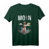 Moin - Digga Spruch Meer See Norddeutsch Leuchtturm Vintage Langarmshirt für Norddeutschland Fans & Meerliebhaber