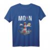 Moin - Digga Spruch Meer See Norddeutsch Leuchtturm Vintage Langarmshirt für Norddeutschland Fans & Meerliebhaber