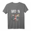 Moin - Digga Spruch Meer See Norddeutsch Leuchtturm Vintage Langarmshirt für Norddeutschland Fans & Meerliebhaber