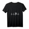 Damen Bosseln EKG T-Shirt - Ostfriesen Geschenk für Männer & Frauen, Lustiges Bosseln Fun Shirt mit V-Ausschnitt, Perfekt für Klootschießen & Bosselsport