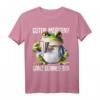 Guten Morgen? Ganz dünnes Eis! Lustiges Frosch Spruch T-Shirt für Morgenmuffel, Nachtschichtarbeiter & Teenager