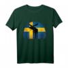 Elch Schweden Flagge Retro T-Shirt – Perfektes Fan- und Reisezubehör für Schweden- und Skandinavienliebhaber