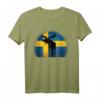 Elch Schweden Flagge Retro T-Shirt – Perfektes Fan- und Reisezubehör für Schweden- und Skandinavienliebhaber