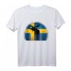 Elch Schweden Flagge Retro T-Shirt – Perfektes Fan- und Reisezubehör für Schweden- und Skandinavienliebhaber