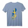 Schweden Herren Nordwikinger Elch Sverige T-Shirt – Schwedische Flagge, Malmö & Stockholm, Perfektes Geschenk für Schwedenfans & Urlauber