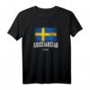 Kristianstad Schweden Stadt T-Shirt mit Schwedischer Flagge – Souvenir für Touristen & Schweden-Fans